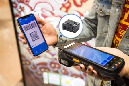 工业平板POS嵌入EM3296二维扫描？榧苹